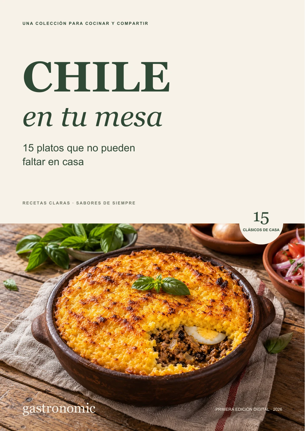 Portada del recetario Chile en tu mesa